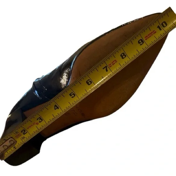 Vince Black Patent Italian Leather Ankle Boots- size 9 - Picture 9 of 9